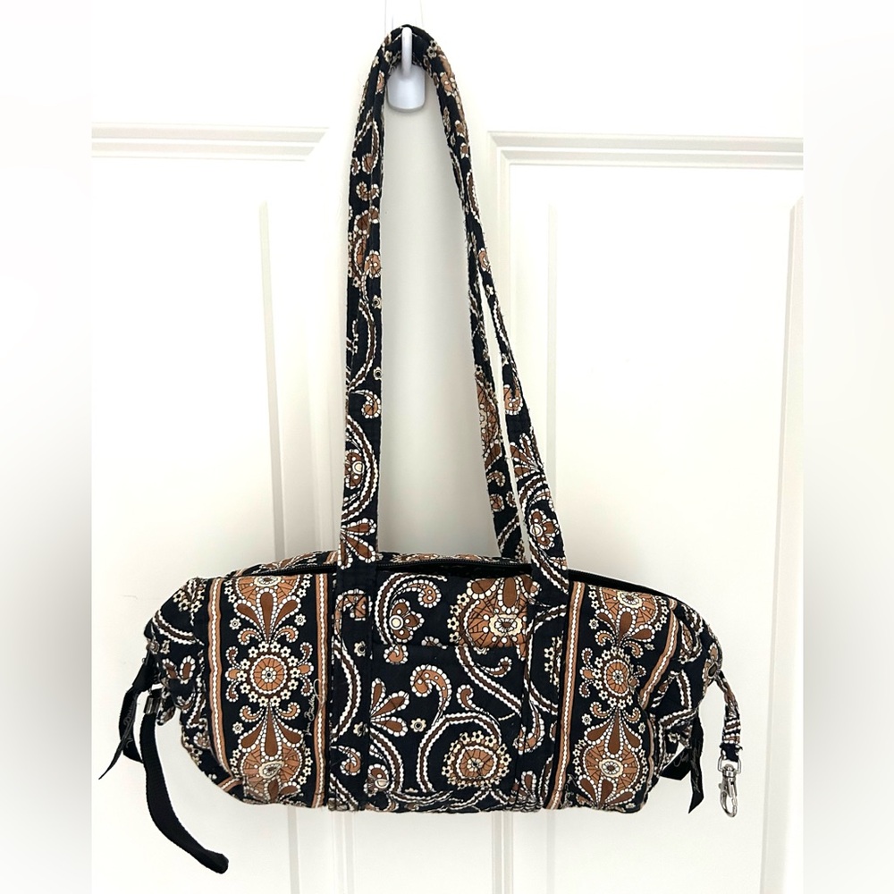 quilted duffel-style bag is the Emily Satchel from Vera Bradley - Picture 2 of 3